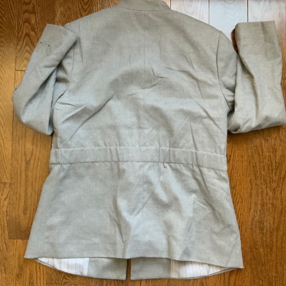 BANANA REPUBLIC Grey Blazer Single Button. Size 10P. - Picture 10 of 11